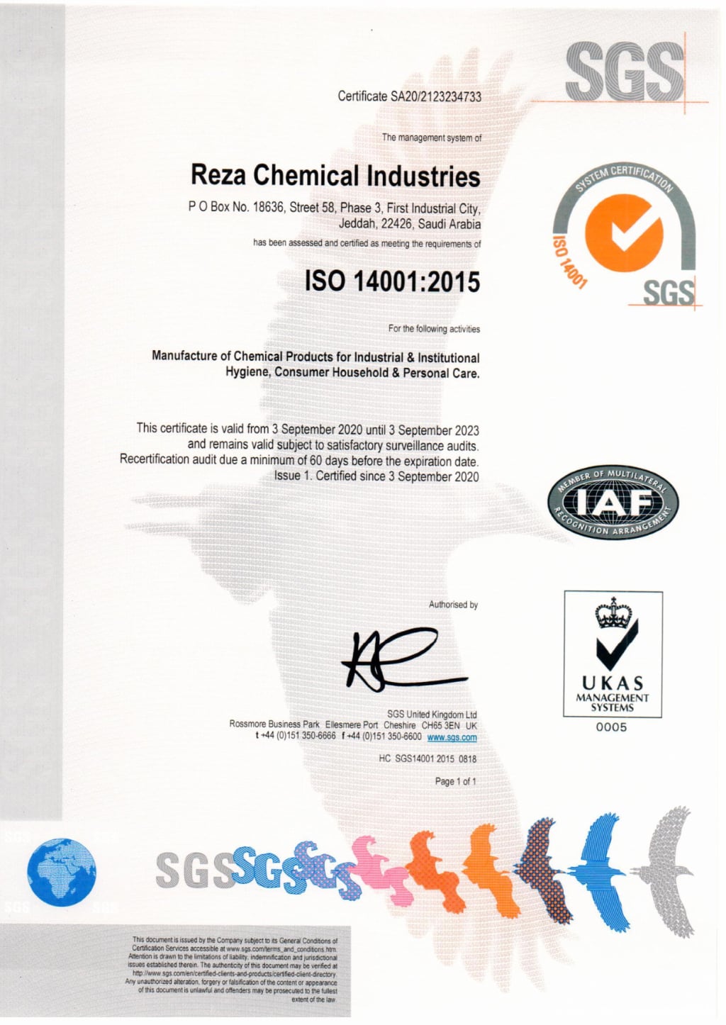 EMS  ISO 14001:2015